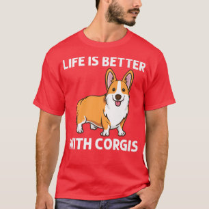 T-shirt Funny Corgi Art For Men Women Welsh Corgi Dog Anim