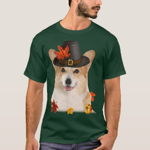 T-shirt Funny Corgi Casquette de pèlerinage de Chien Chute