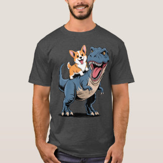 T-shirt Funny Corgi Design for Boys Men Welsh Corgi Dog Lo