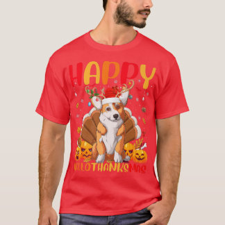 T-shirt Funny Corgi Dog Lover Happy Corgi Hellothanksmas-1