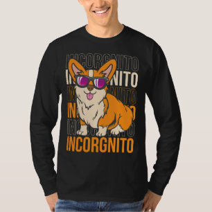 T-shirt Funny Corgi Incorgnito Chien Pun Cute Animal