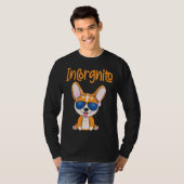 T-shirt Funny Corgi Incorgnito Dog (Devant entier)