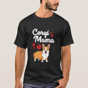 T-shirt Funny Corgi Mama Cadeau Femmes Cool Pembroke Welsh