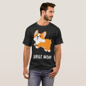 T-shirt Funny Corgi Maman 966 (Devant entier)