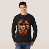 T-shirt Funny Corgi Pumpkin Halloween (Devant entier)