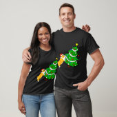 T-shirt Funny Corgi Pushing Christmas Tree Xmas Dog Mom (Unisexe)
