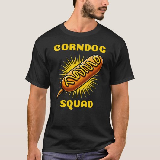 T-shirt Funny Corndog Squad Corn Amoureux des chiens (Devant)