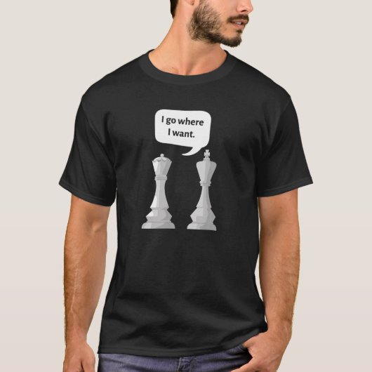 T-shirt Funny Corny Dad Joke Design For Chess Players (Devant)