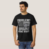 T-shirt Funny Correction Officer Problem Write A Grievance (Devant entier)