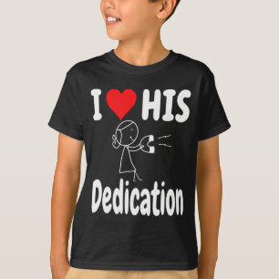 T-shirt Funny Couple de la Saint-Valentin I Love His D