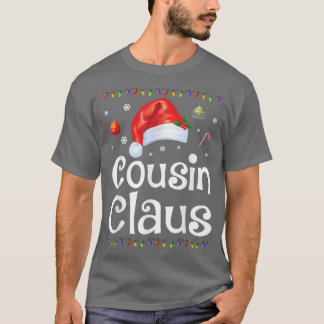 T-shirt Funny Cousin Claus Pyjamas de Noël Père Noël Cadea