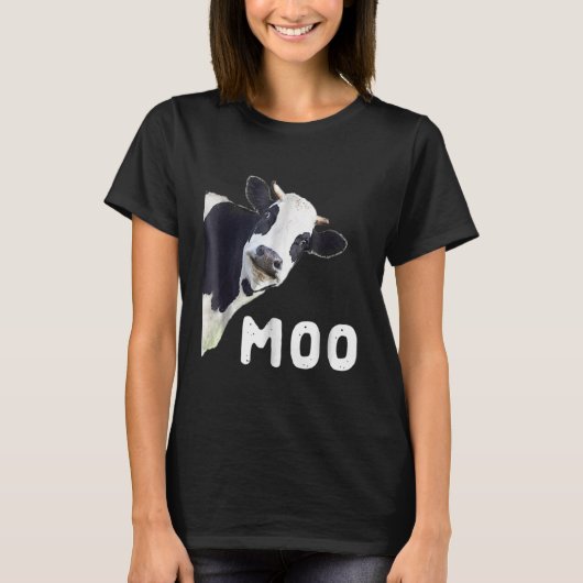 T-shirt Funny Cow Moo (Devant)