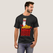 T-shirt Funny Crate Challenge Chaussure Diagramme glisser  (Devant entier)