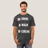 T-shirt Funny Crawl curling (Devant entier)
