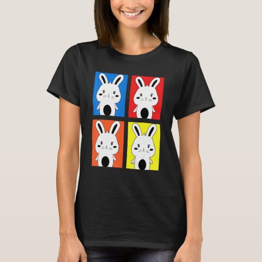 T-shirt Funny Creative Bunny Rabbit (Devant)