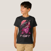 T-shirt Funny Crow F-caw-f Valentines Day Black Bird Fcawf (Devant entier)