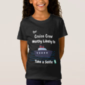 T-Shirt  Funny Cruise Kids Take Selfie Personalize  (Devant)
