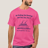 T-shirt Funny Cruise Ship Monogramme Groupe Événement Fun (Devant)