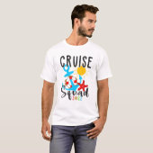T-shirt Funny Cruise Squad 2022 Navigation Croisière Tropi (Devant entier)