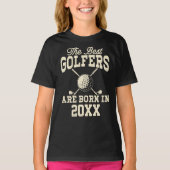 T-shirt Funny Custom Golf Année de naissance Nom (Devant)