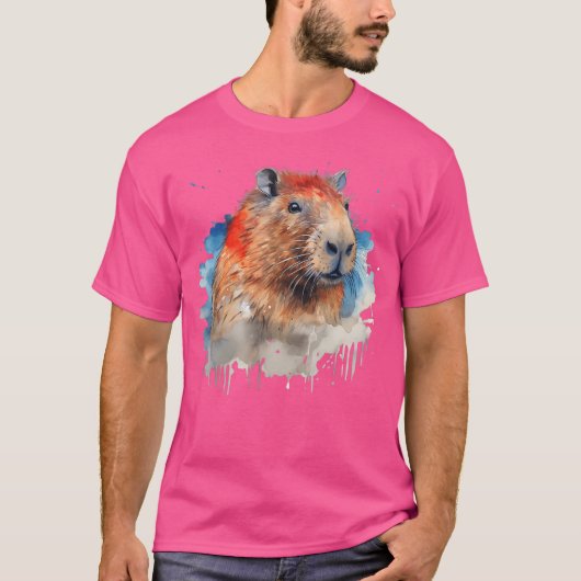 T-shirt Funny Cute Capybara Capy Bara Capybara Définition (Devant)