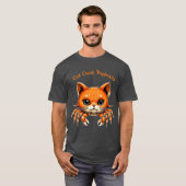 T-shirt Funny Cute Cat Crab Creature Tee for AnimalT-Shirt (Devant entier)