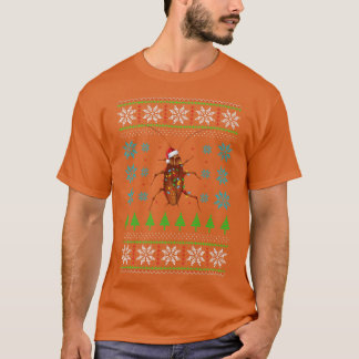 T-shirt Funny Cute Cockroach Christmas Light Pajama