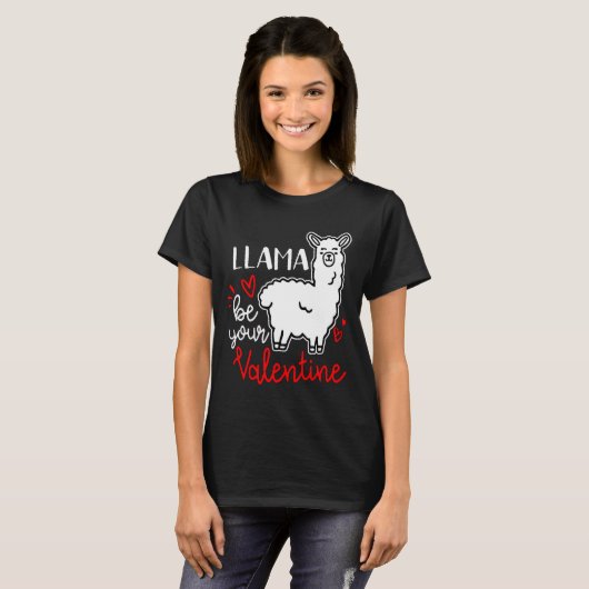 T-shirt Funny Cute Llama soyez votre Amoureux des animaux (Devant entier)