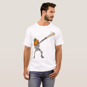 T-shirt Funny Dabbing Pumpkin Head Baseball Gift Idea (Devant entier)