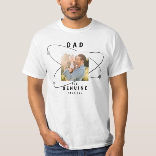 T-shirt Funny Dad Science Geek Genuine Particle Joke T-Sh (Devant)