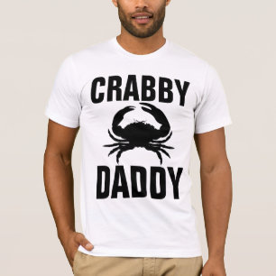 T-shirt FUNNY DAD T-Shirts, CRABBY DADDY