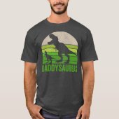 T-shirt Funny Daddy Dinosaur Daddysaurus Father's Day (Devant)