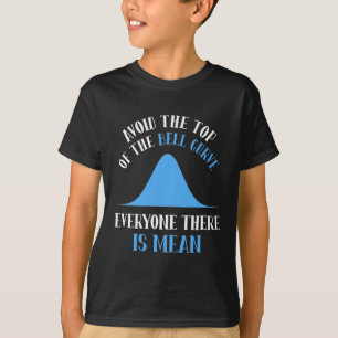 T-shirt Funny Data Science Bell Curve Computer Programmer