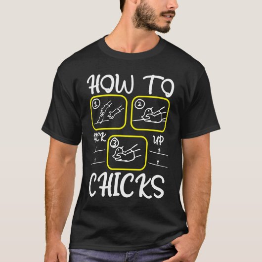 T-shirt Funny Dating Coach How To Pick Up Chicks Speed Dat (Devant)