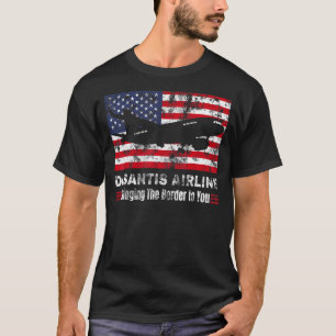 T-shirt Funny DeSantis Airlines vous apporte la frontière
