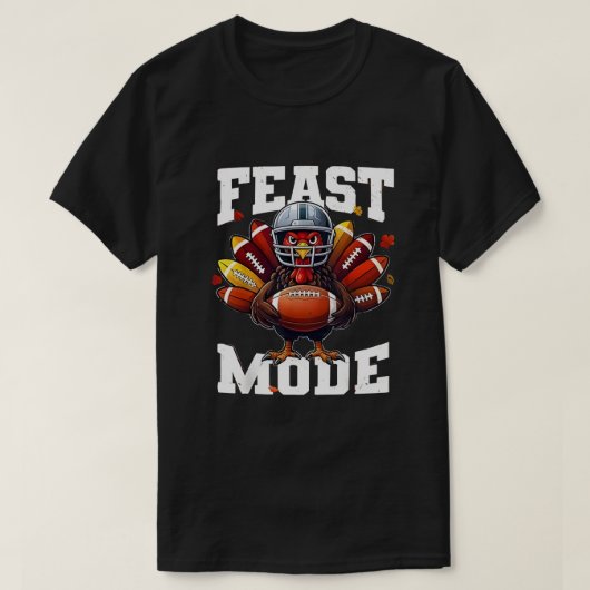 T-shirt Funny Design Turkey Feast Mode Fall Men Women kids (Design devant)