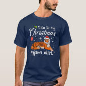 T-shirt Funny Detroit Tiger Base Ball - Impression graphiq (Devant)