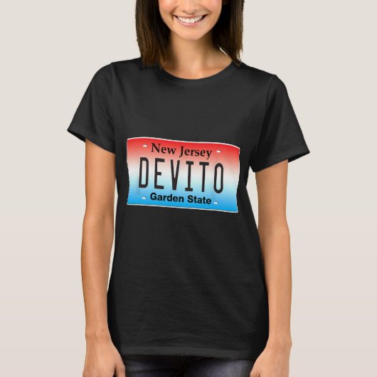 T-shirt Funny Devito New Jersey Italian American Nj Cutlet (Devant)