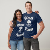 T-shirt Funny Diesel Power Skull Turbo Diesels Camions (Unisexe)