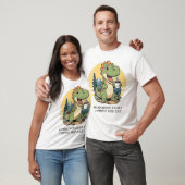 T-shirt Funny Dinosaur Camper sur mesure Famille Camping V (Unisexe)