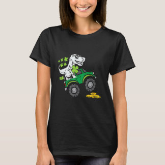 T-shirt Funny Dinosaur Monster Camion St Patrick's Day Boy