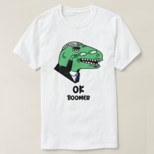 T-shirt Funny Dinosaur OK Boomer