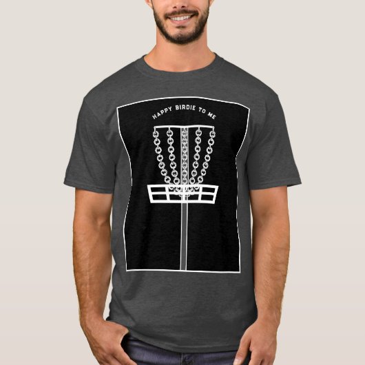 T-shirt Funny Disc Golf Anniversaire (Devant)