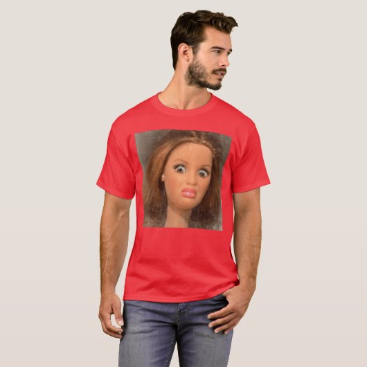 T-shirt Funny Disgusting Doll face Meme friends (Devant entier)