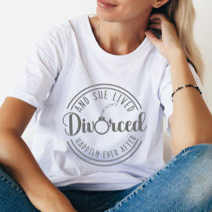 T-shirt Funny Divorce Party pour elle