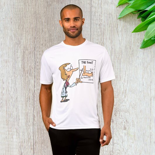 T-shirt Funny Doctor Teaching Foot Anatomy