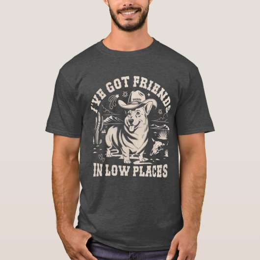 T-Shirt – Funny Dog Lover CORGI (Devant)