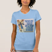 T-shirt Funny Dog Print Qu'avez-vous appris? (Devant)