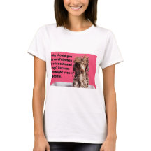 T-shirt Funny Dog Print Waarom je voorzichtig moet