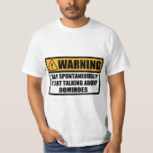 T-shirt Funny Dominoes (Devant)
